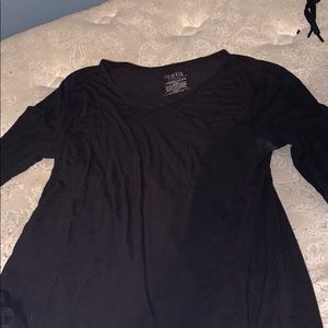 long black sleeve top